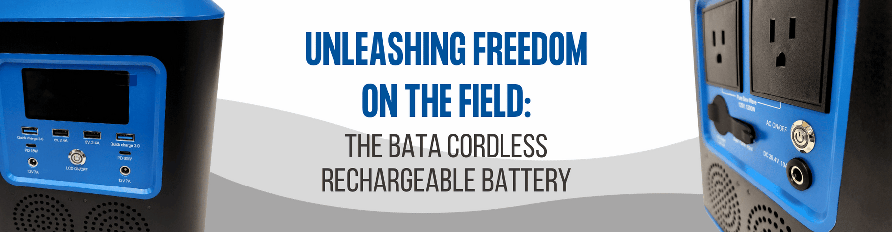 Unleashing Freedom on the Field: The BATA Cordless Rechargeable Battery Revolutionizing Baseball Practice
