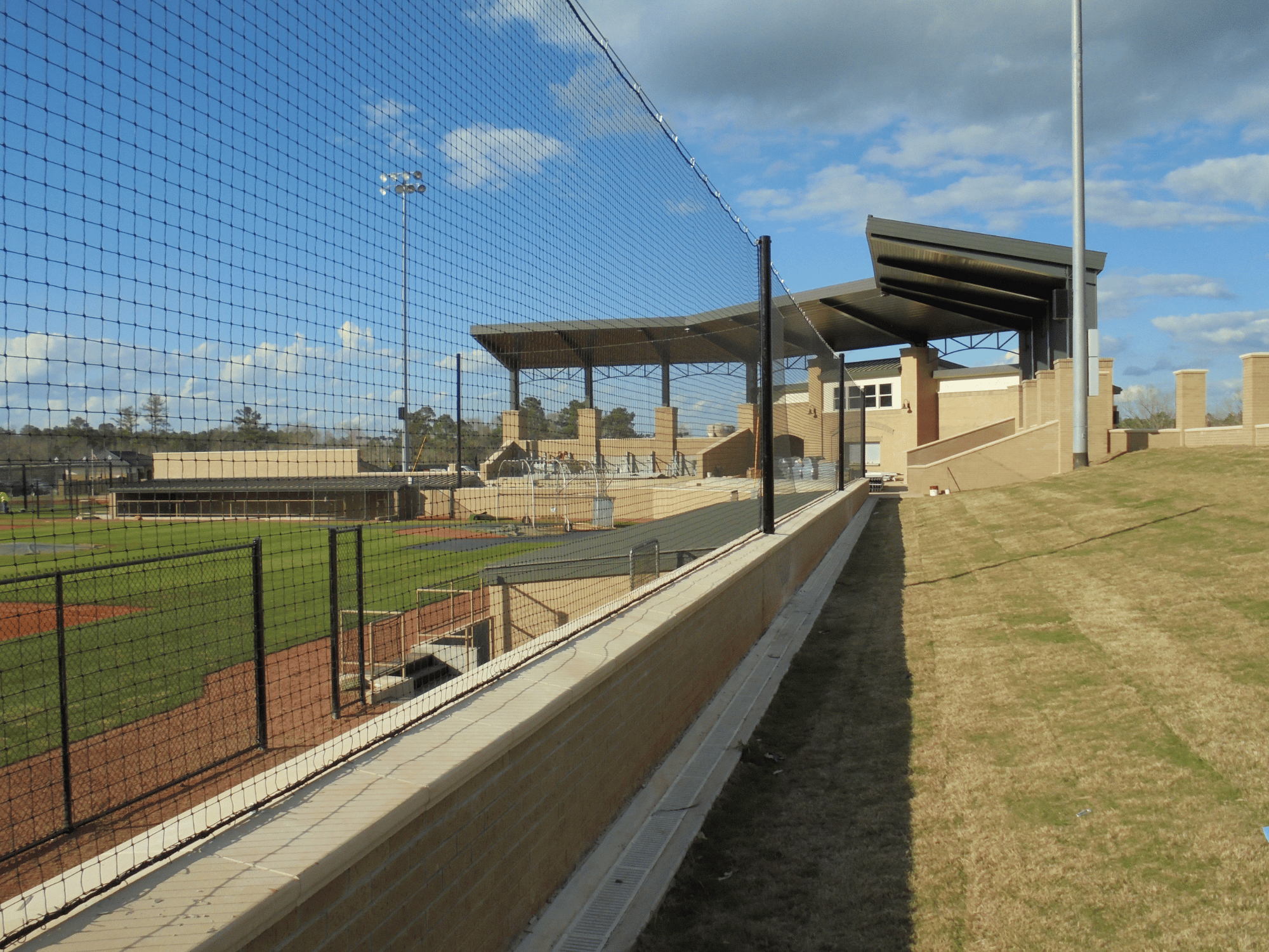 Foul Ball Territory Netting