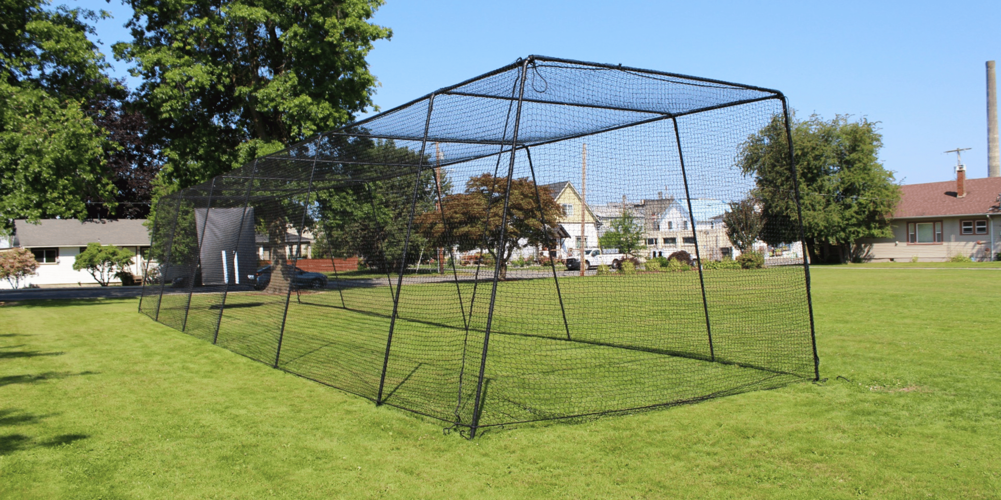 Trapezoid on top of green grass