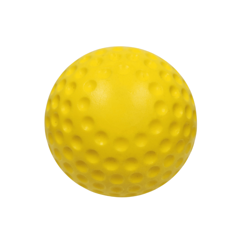 Bata 9in Dimpled Baseball (12 Pack) Yellow