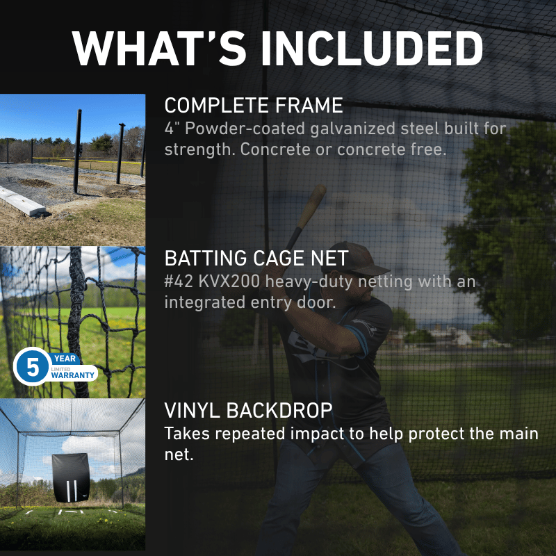 Mastodon™ Engineered Batting Cage System