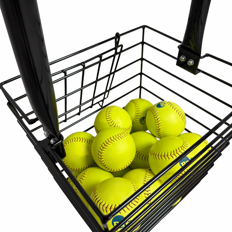 Pickup Hopper for Baseballs or Softballs