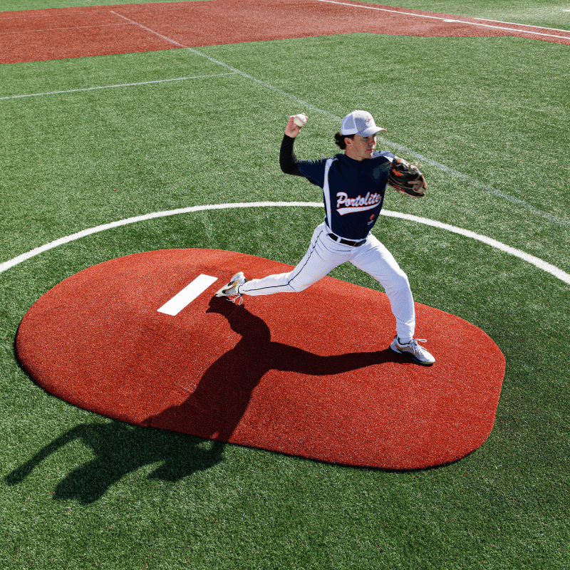 Portolite 10" Two-Piece Game Mound Red