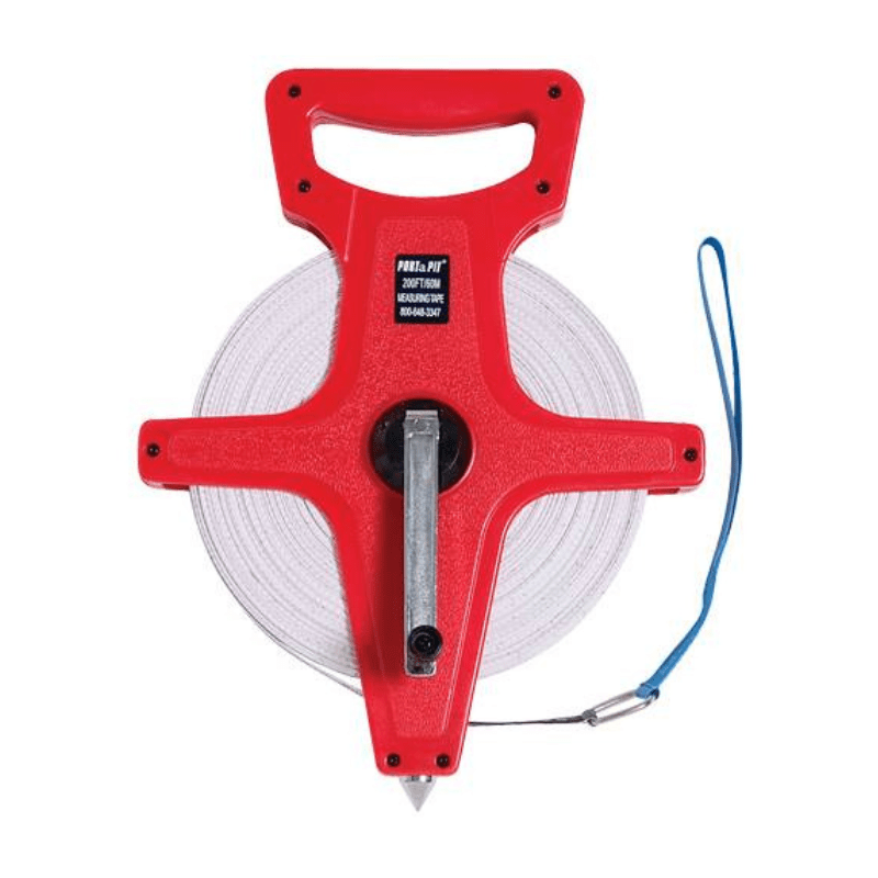 Alumagoal Fiberglass Measuring Tape (Select Size) 200ft (60m) Open Reel