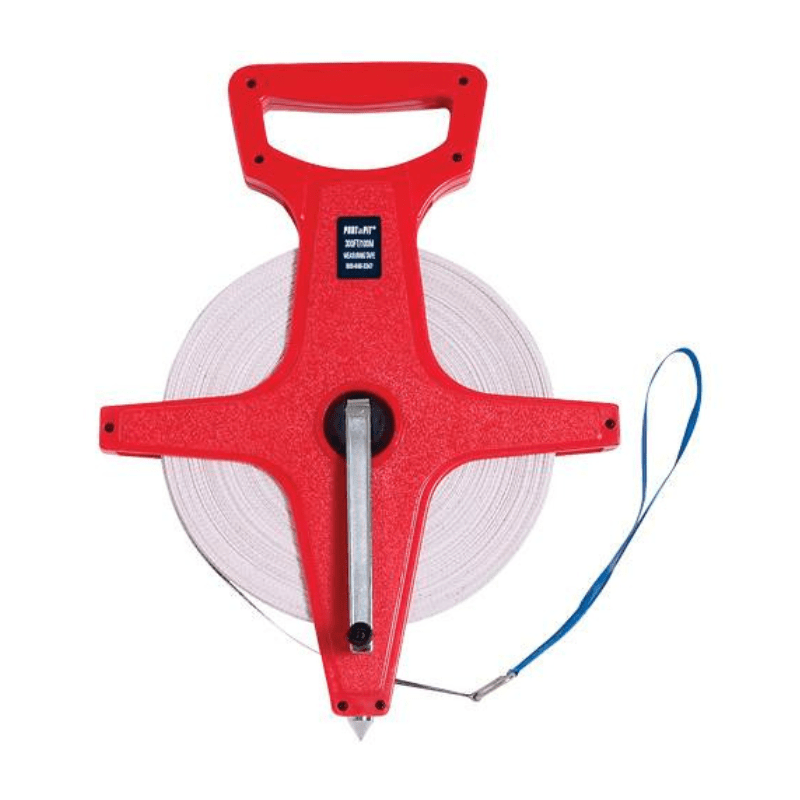 Alumagoal Fiberglass Measuring Tape (Select Size) 330ft (100m) Open Reel