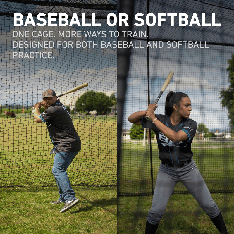 Freestanding Trapezoid Batting Cage (Complete)