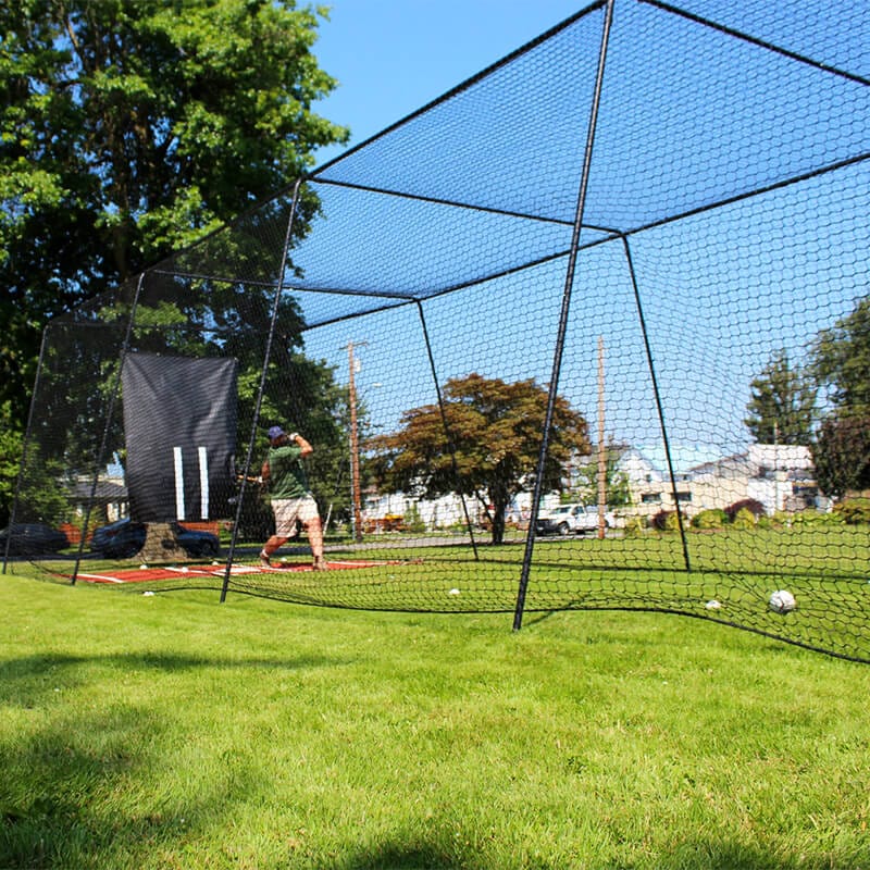 Freestanding Trapezoid Batting Cage [Complete]