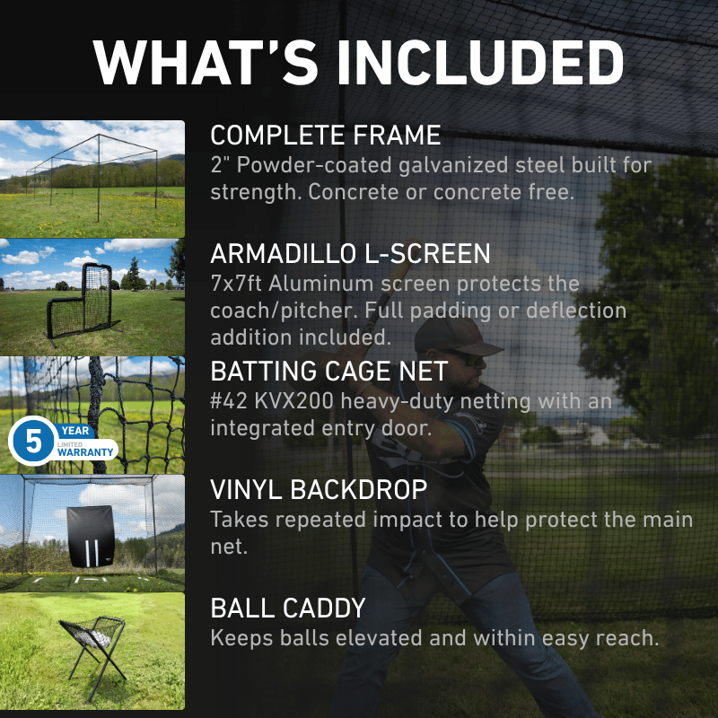 The Thumper Premium Batting Cage