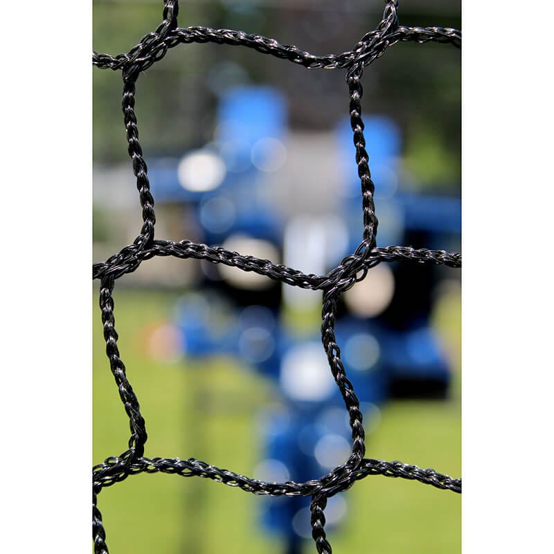 #32 HDPE Net for Trapezoid batting cages close up of net meshes