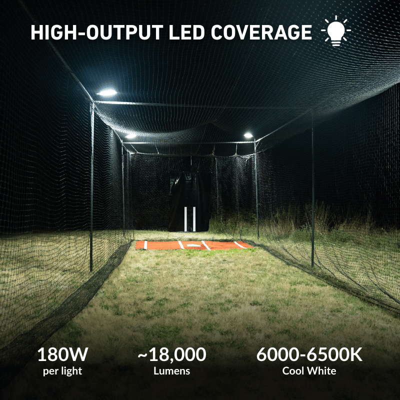 Thumper Batting Cage Lighting Kit