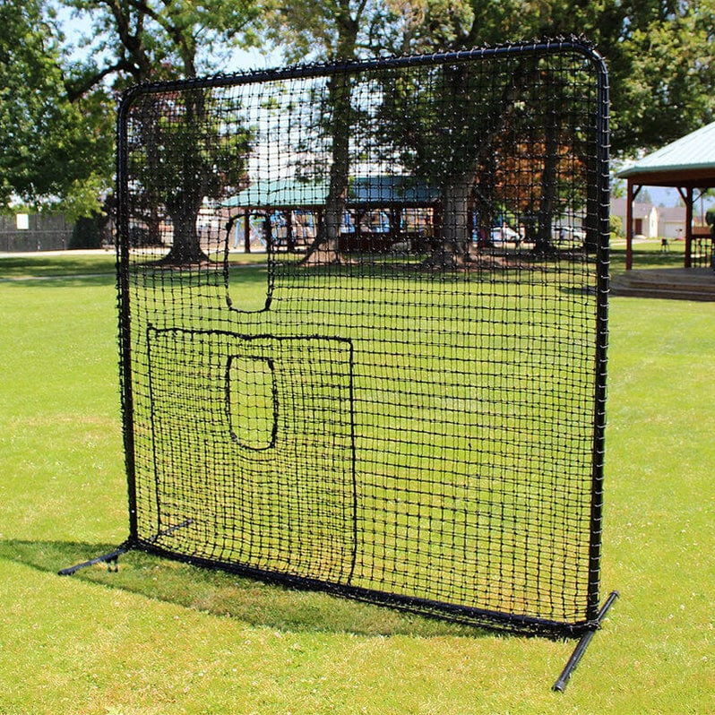 Pitching Square Pitching Machine Protective Square Screen | Batting Cages Inc
