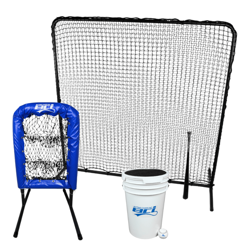 Baseball Pitcher's Station Package