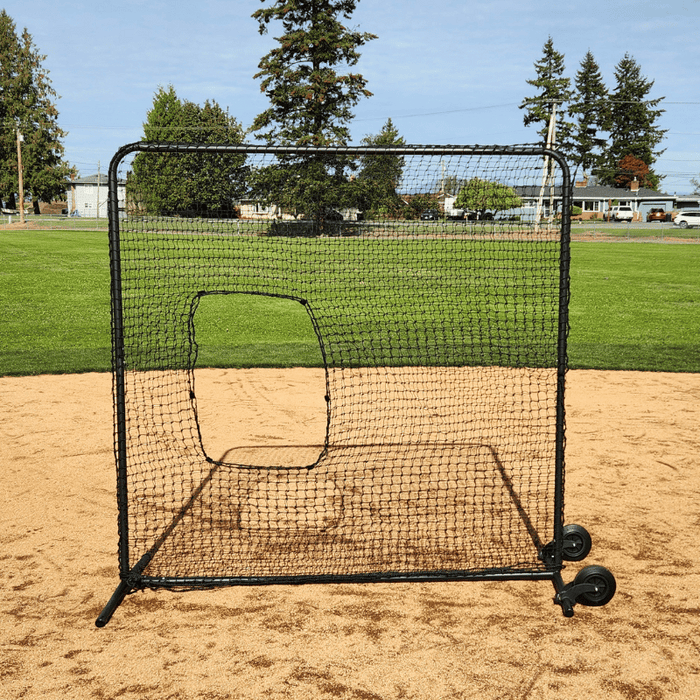 Pitching Square Portable Pitching Screens | Batting Cages Inc