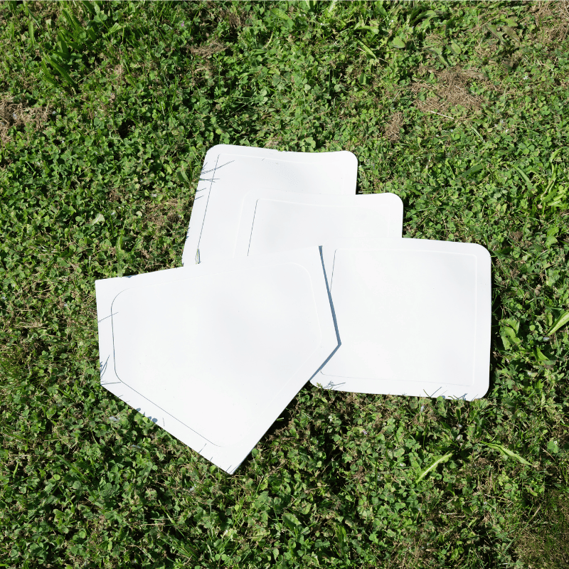 Throw Down Rubber Homeplate & Bases (Set of 4)