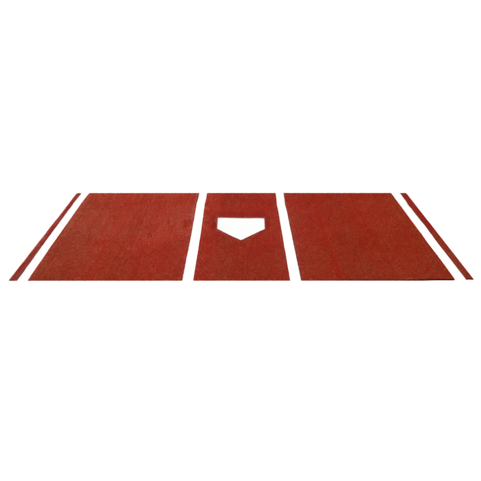 Deluxe Batter's Box Mat Clay / 6ft x 12ft