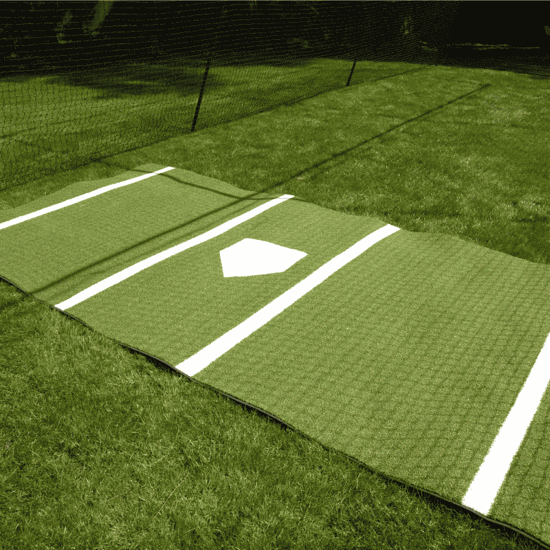 Deluxe Batter's Box Mat Green
