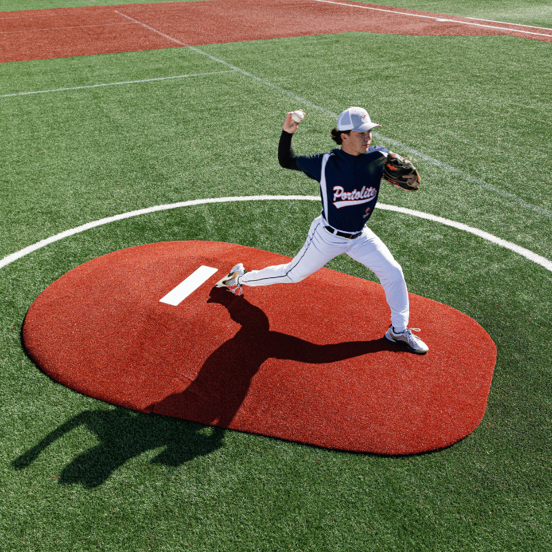 Portolite 8" Two-Piece Game Mound Red