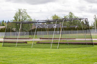 Freestanding Trapezoid Batting Cage - Home Run Edition (No Poles)