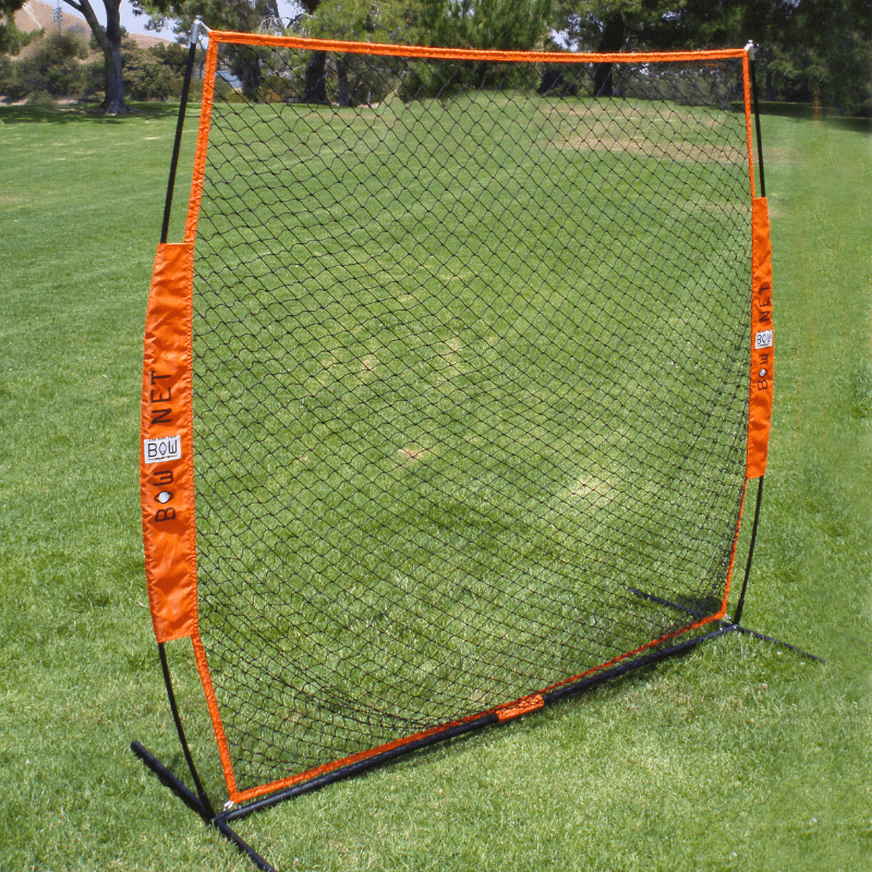 Bownet Baseball & Softball Soft Toss Screen on green grass
