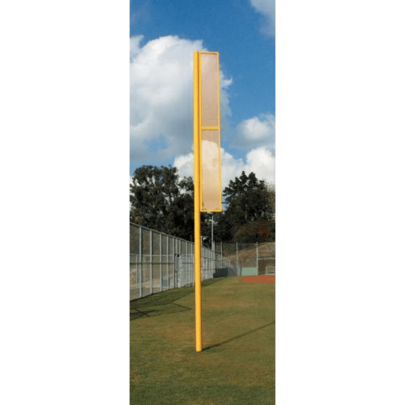 Ground Sleeves for Foul Poles on the baseball field