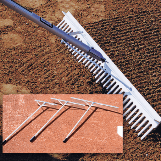 Aluminum Baseball Field Maintenance Rakes (Select Size)